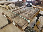bc# 214109 - 1" x 8" Antique Redwood Barnwood Lumber - 95.10 bf - 5'