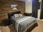 Antique Smooth Brown Lumber Accent Wall (Mira Loma) - (ID)