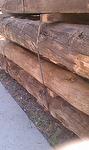 bc# 135024 - 7x7 x 7' Hand Hewn Sleepers (One Sided) - 428.75 bf