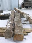 2-Sided Hand-Hewn Logs