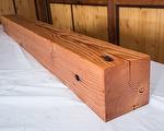 SOLD - bc# 139394 - 6x6 x 6.17' Reclaimed DF Resawn Mantel, Finished - 18.51 bf - Wire Brushed and Sanded, Finished 
