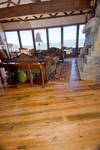 Skip-Planed Oak Floor