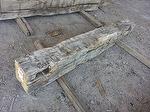 bc# 140631 - 9.19x10.19 x 6.84' Hand-Hewn Mantel, Unfinished - 53.38 bf