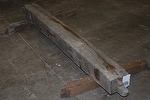 bc# 139866 - 7x7.5 x 6.17' Hand-Hewn Mantel, Unfinished - 26.99 bf