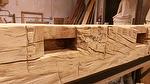 Hand-Hewn Unfinished Mantel