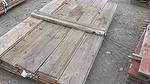 bc# 139317 - 1" x 9" Antique Barnwood Brown Rough - 131.25 bf - hint of red
