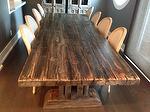Table made from TWII Weathered Timbers
