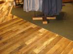 Chicago Retail Store Flooring / Trailblazer Mixed Hardwood Skip-Planed T&G