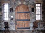 Doors Constructed with Rough Barnwood