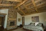 Hand-Hewn Timbers and Gray Barnwood Ceiling - Jackson, Wyoming