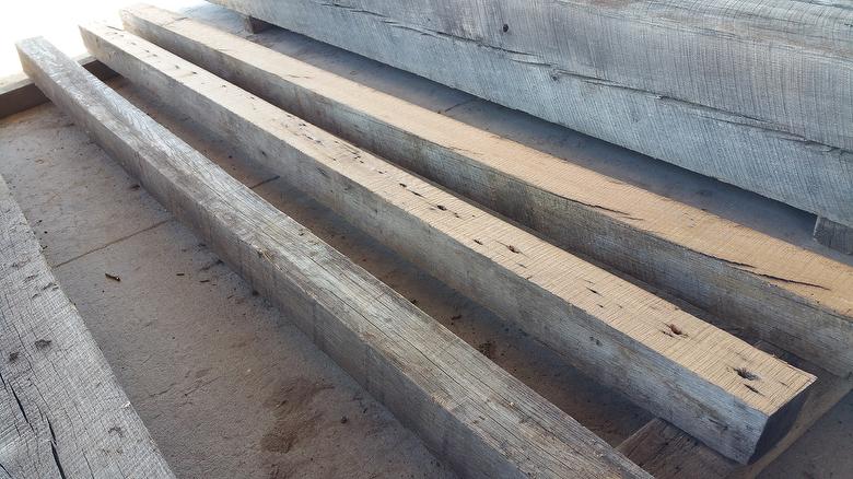 4x4 Weathered Oak Timbers (White Oak visual)