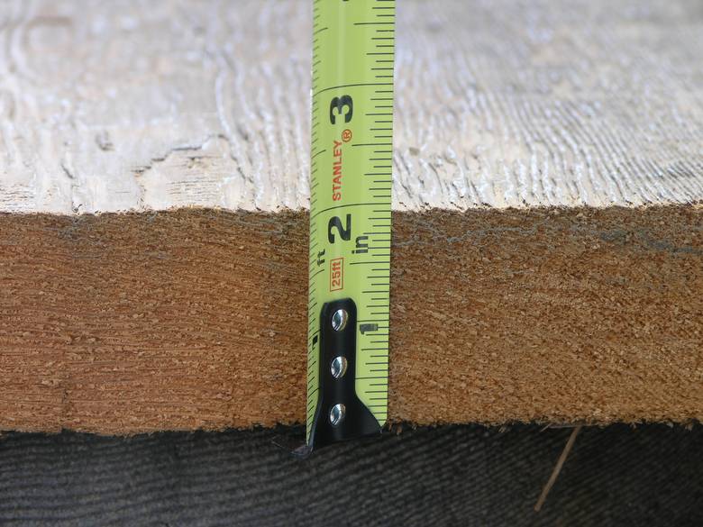 2x14 Weathered DF Pressure Washed