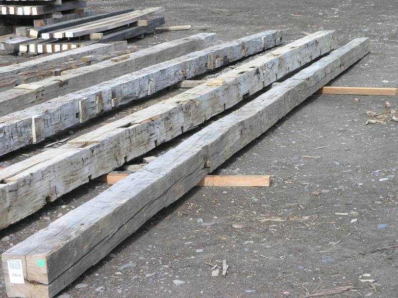 Oak Hand Hewn Timbers / long hand hewn timbers