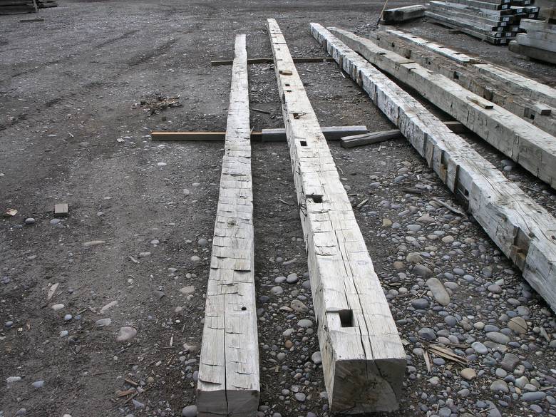 Oak Hand Hewn Timbers / long hand hewn timbers