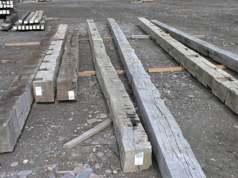 Oak Hand Hewn Timbers / long hand hewn timbers