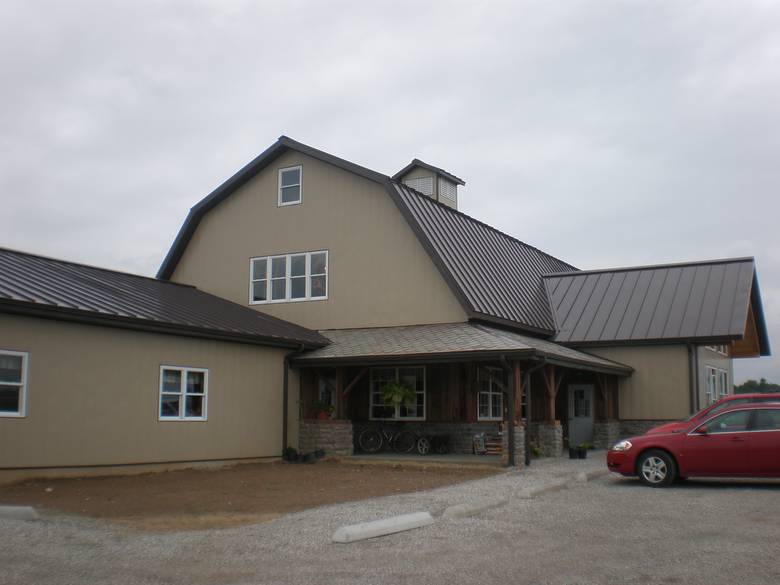 Gambrel Frame with Entryway added