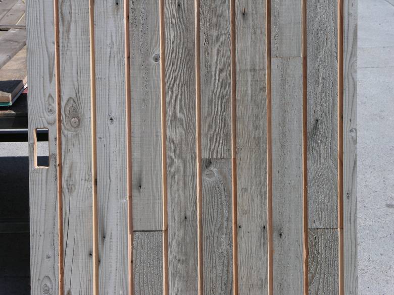 Coverboard Shiplap Siding with 5/8" Reveal / Thickness is approximately 1/2", Width is 4 3/4", Length is random