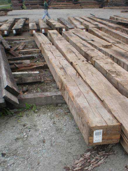 Oak Hand Hewn Timber 8x12 x 19' / Barcode 108944