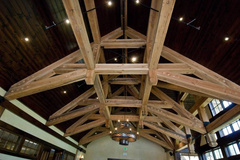 Old Greenwood Interior Trusses / TWII Trusses (Golf Clubhouse)