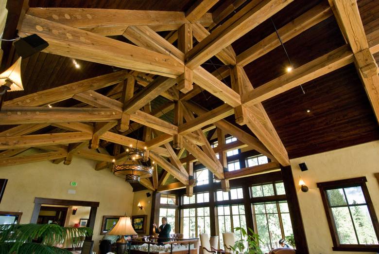 Old Greenwood Interior Trusses / TWII Trusses (Golf Clubhouse)