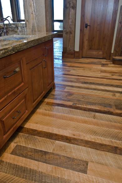 Mixed Hardwoods Skip-Planed Flooring