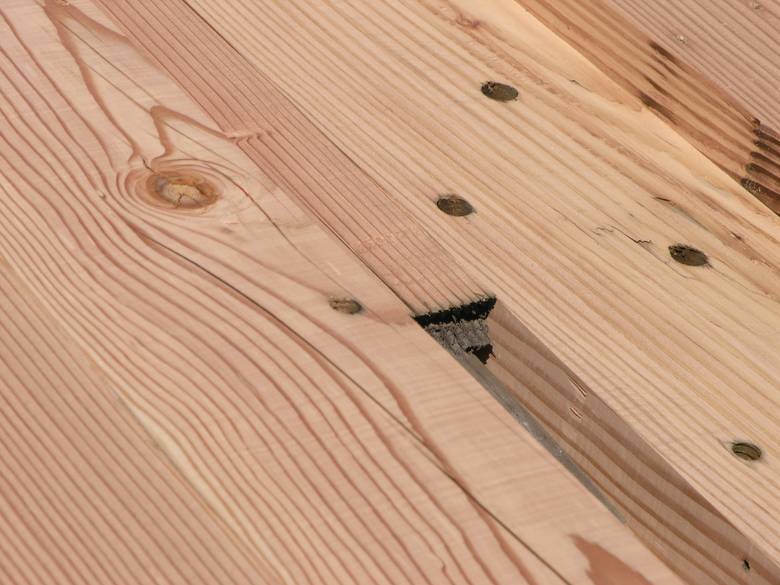 S4S Douglas Fir Timbers / bolt holes & washer pattern