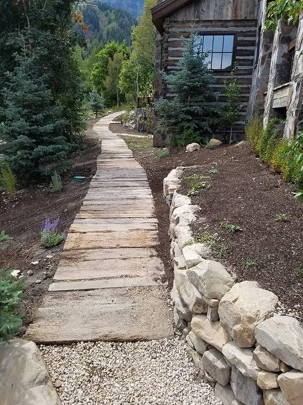 WeatheredBlend Timber walkway