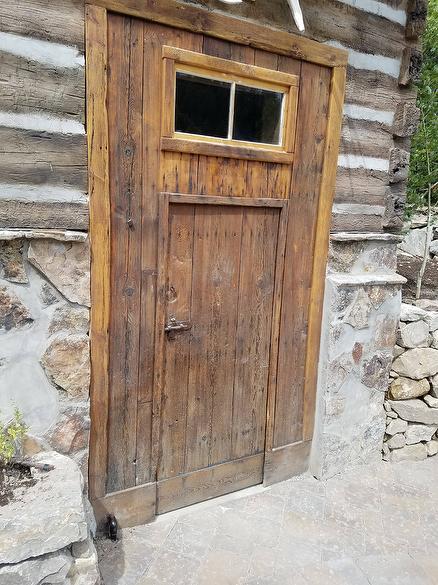 Brown Rough Barnwood door