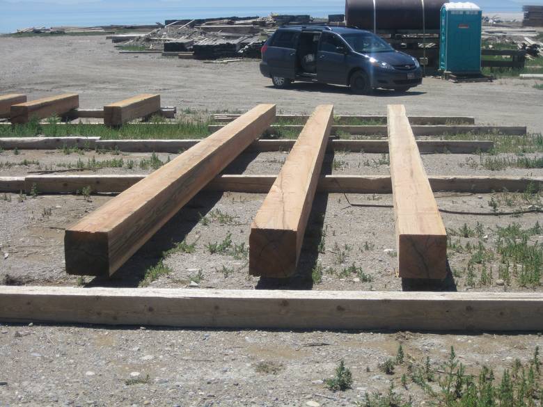 TWII C-S Timbers / 3 pieces/10x10 x 34' TWII