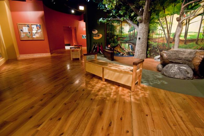 Trailblazer Mixed Hardwood Smooth Flooring / Field Museum