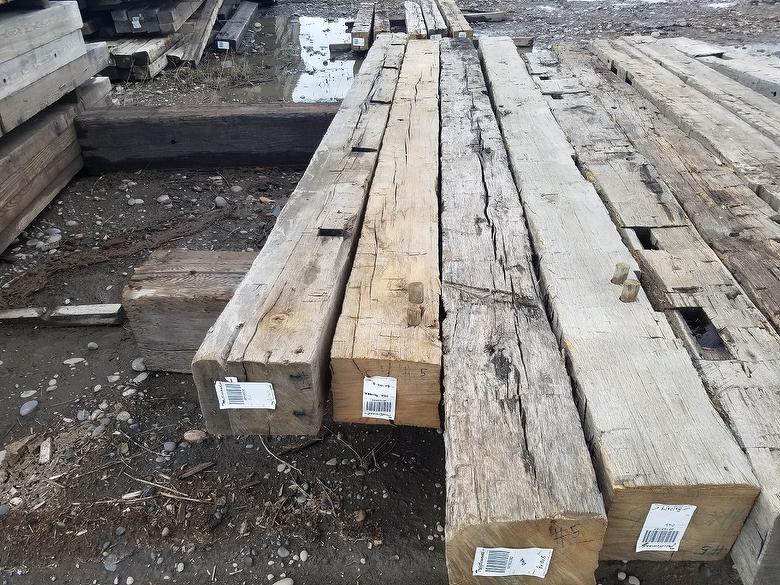 Hewn Oak Timbers (To Cover Items 1, 3, & 5)