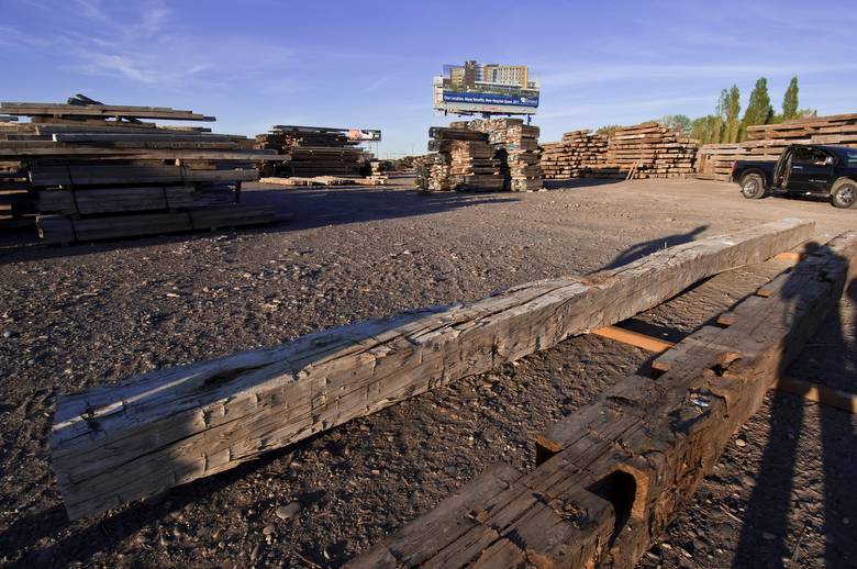 Large Hand-Hewn Timbers / Notches on 12 x 13; + 13 x 14 x 31' Hewn