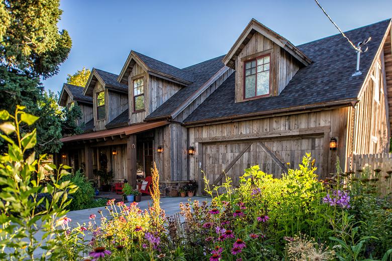 NatureAged Barnwood Board and Bat Exterior Siding