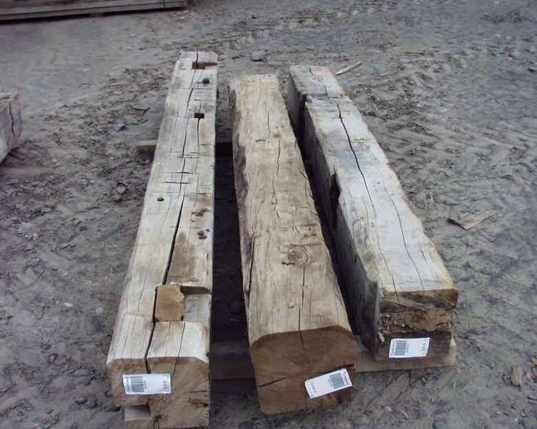 Hand Hewn Timbers / Shorter timbers, few pockets