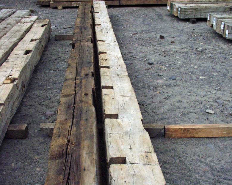 Hand Hewn Timbers