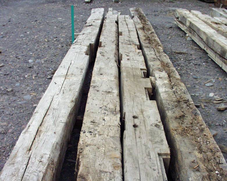 Hand Hewn Timbers