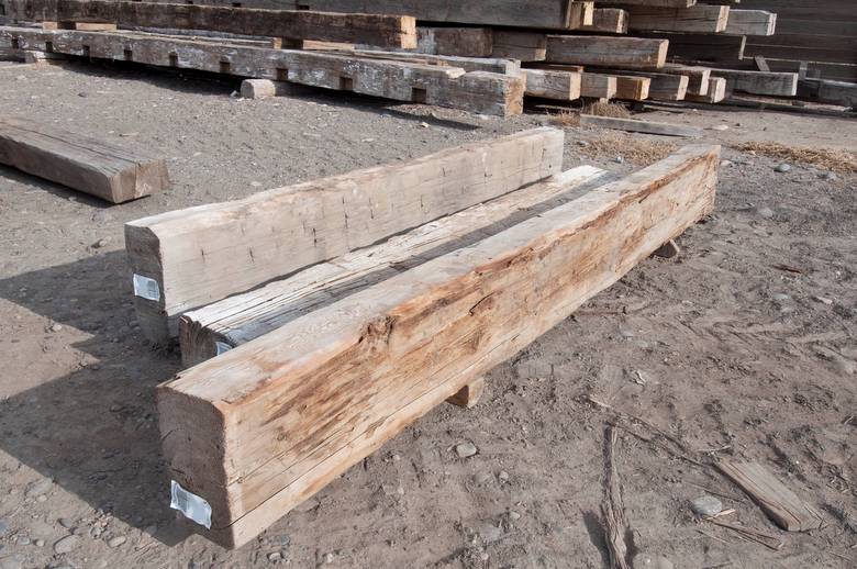 7-8x14"+ x 10' Hand-Hewn