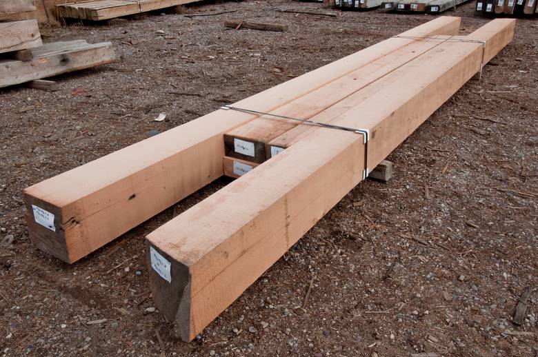 Resawn 9x11 x 22' DF Timbers