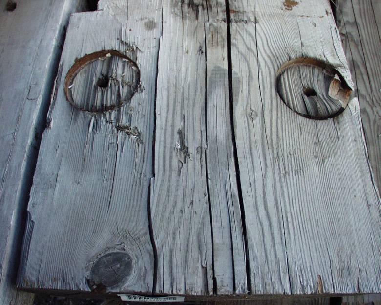 6x18 timber smooth grey / face view