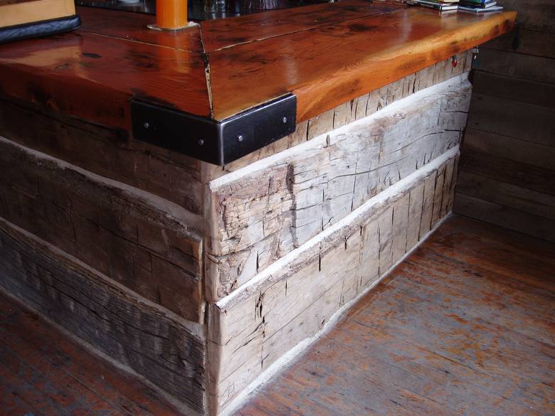 Hand Hewn Skins / Hand Hewn Skins On Bar Front