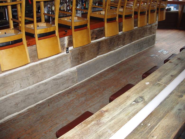 Hand Hewn Skins / Hand Hewn Skins On Bar Front