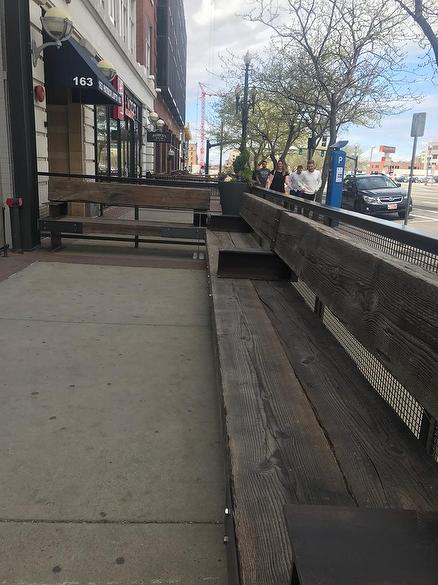 Outdoor benches