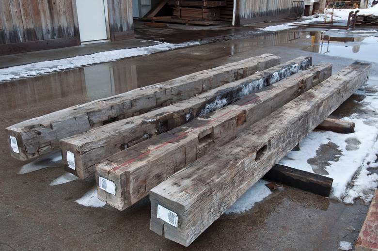 9x9 x 13' Hewn Timbers / 4 Pieces to choose from