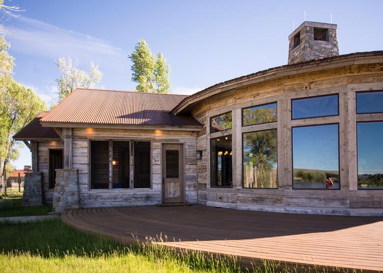 Hand-Hewn Skins and NatureAged Lumber (Trim)