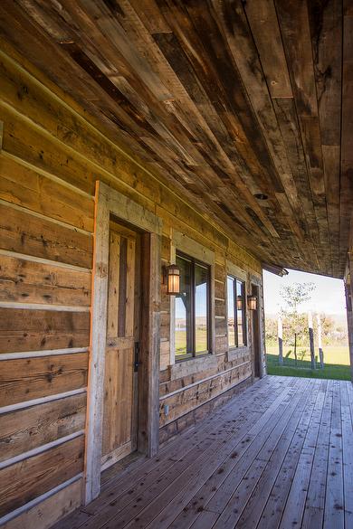 Hand-Hewn Skins and Antique Mixed Barnwood 