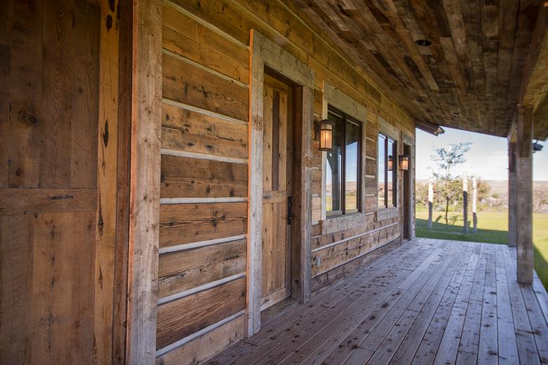 Hand-Hewn Skins and Antique Mixed Barnwood 