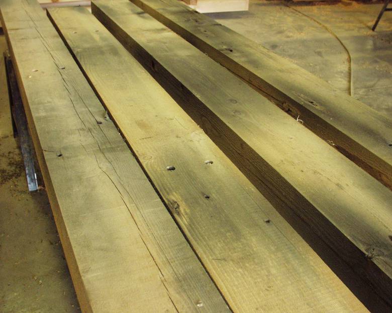 Willamette B-S Character timbers / From the Portland Drydock - pontoon section