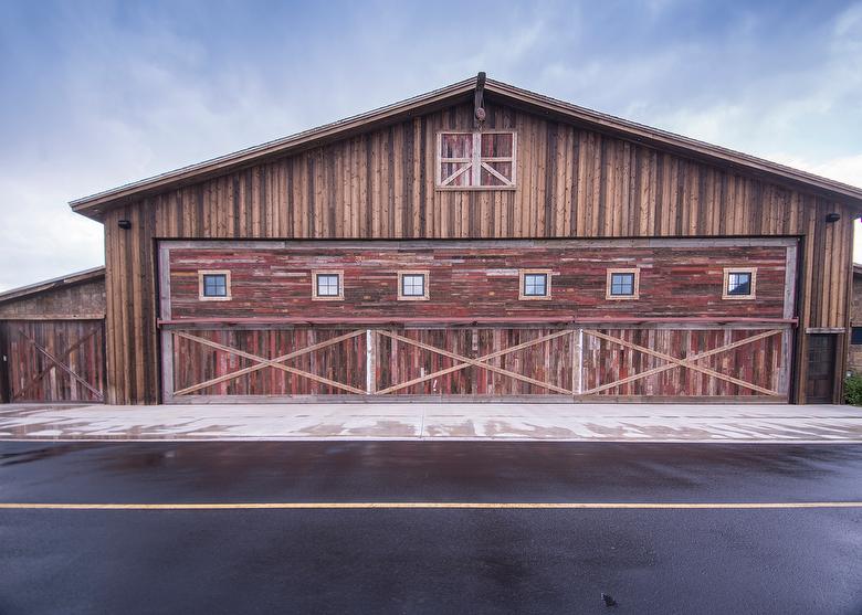 Faded Red Barnwood (Garage Door)