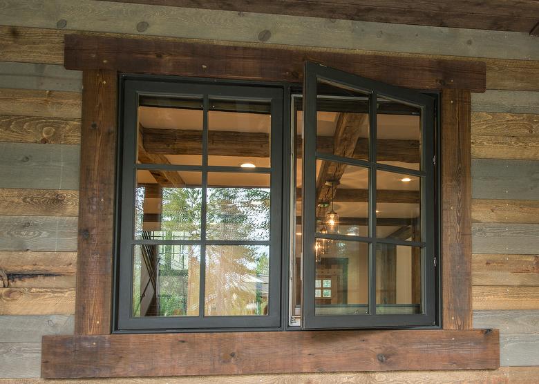 Window and Door Trim Using ThermalBrown Lumber