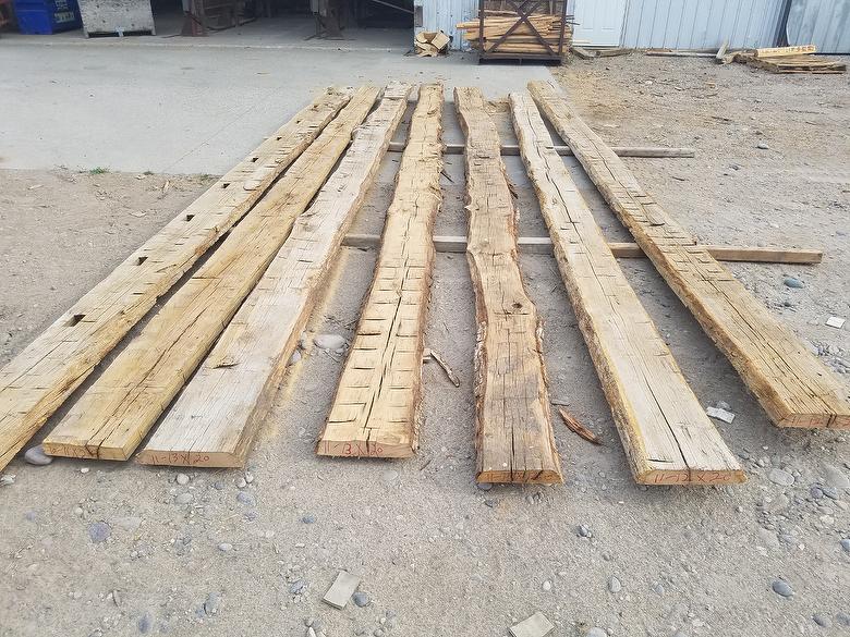 7 skins to choose 6, 20' long oak